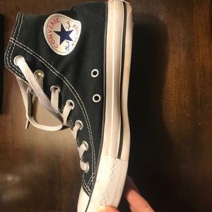 Converse High Tops Black Size 7 Women’s